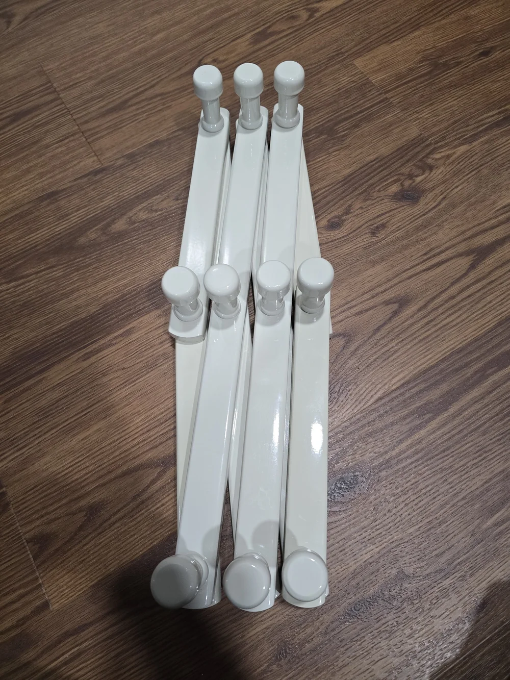 Expandable White Wall Hook Rack - Brand